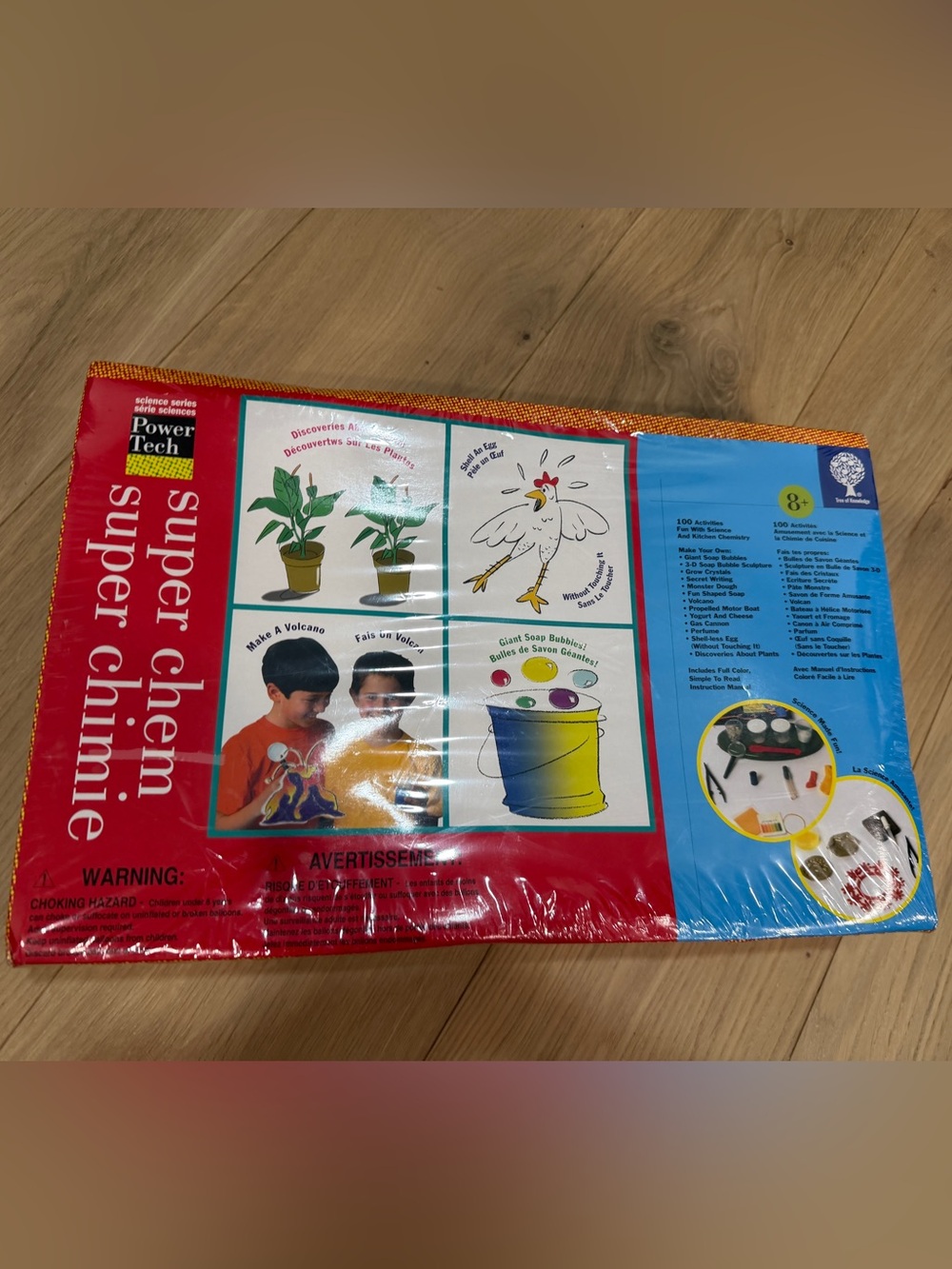 Power Tech Super Chem Science Experiments New in Box 100 Activities